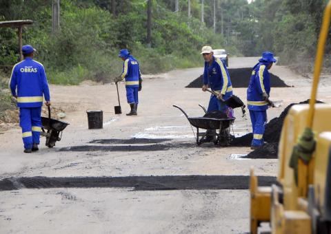 Prefeitura de Manaus intensifica melhorias nos ramais da cidade